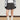 GRAY MINI PLEATED SKIRT ELEGANT PLEATED SKIRT