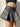 GRAY PLAID MINI SKIRT PLEATED SPRING SUMMER