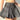 GRAY PLAID MINI SKIRT PLEATED SPRING SUMMER