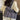 GRAY RUFFLED SHOULDER BAG WITH RIBBON TIES