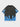 GRAY T-SHIRT WITH BLUE FLAME DESIGN - BLUE WASHED FLAMES