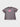 GRAY T-SHIRT WITH PINK HEART AND DETAILED SIZE GUIDE