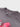 GRAY T-SHIRT WITH PINK HEART AND DETAILED SIZE GUIDE