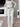GRAY TWO-PIECE PAJAMA SET SOLID COLOR KNIT FABRIC