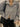 GRAY ZIP-UP CORDUROY JACKET WITH VERSATILE CROP DESIGN AND ZIP CLOSURE