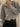 GRAY ZIP-UP CORDUROY JACKET WITH VERSATILE CROP DESIGN AND ZIP CLOSURE