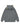 GRAY ZIP-UP HOODIE WITH STAR ACCENTS AND HOOD EARS TRENDY HOODED PULLOVER