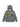 GRAY ZIP-UP HOODIE WITH STAR ACCENTS AND HOOD EARS TRENDY HOODED PULLOVER
