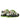 GREEN AND BLACK PATTERNED SNEAKERS CASUAL LOW-HEELED ROUND TOE