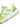 GREEN AND WHITE PLATFORM SNEAKERS