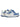 GREEN AND WHITE PLATFORM SNEAKERS WITH ROUND TOE RUBBER OUTSOLES