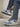 GREEN AND WHITE PLATFORM SNEAKERS WITH ROUND TOE RUBBER OUTSOLES