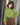 GREEN CHEMISTRY CROPPED HOODIE WITH RUFFLED COLLAR