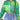 GREEN PAISLEY PATCHWORK PUFFER JACKET