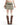 GREEN PLAID PLEATED MINI SKIRT WITH BELT