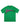 GREEN SHORT SLEEVE T-SHIRT WITH PINK LETTERING - LOOSE FIT ROUND COLLAR