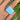 GREEN SQUARE CUBE CHUNKY RING