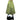 GREEN TIERED FLORAL MAXI SKIRT WITH DRAWSTRING WAIST AND PATCHWORK DESIGN
