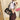 GUITAR SHOULDER BAG BLACK Y2K VINTAGE TOTE