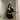 HALTER A-LINE DRESS WITH BLACK SKIRT AND CLOSURE TYPE DETAIL