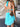 HALTER DRESS TURQUOISE LACE VINTAGE BACKLESS LACE HALTERNECK