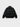 HARAJUKU PUFFER JACKET WITH TRIBAL DESIGN - BLACK PUFFER JACKET