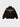 HARAJUKU PUFFER JACKET WITH TRIBAL DESIGN - BLACK PUFFER JACKET