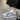 HEART-ACCENT SNEAKERS EN FORME EN CUIR - GRAY AND WHITE DESIGN