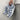 HEART-ACCENT SNEAKERS EN FORME EN CUIR - GRAY AND WHITE DESIGN