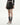 HEART BUCKLE VEGAN LEATHER PLEATED MINI SKIRT