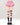 HEART CHARM PINK RUFFLE SKIRT