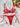 HEART LINGERIE SET MESH EMBROIDERY SPECIAL OCCASIONS
