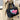 HEART PUFFER HANDBAG BLACK QUILTED TOTE