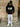 HEAVY COTTON HOODIE WITH WHITE TEXT COTTON HOODIE
