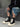 HIGH-TOP SNEAKERS WITH ROUND TOE RUBBER AND THICK WHITE SOLE