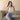 HIGH-WAISTED DENIM SHORTS IN LIGHT BLUE