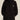 HOODED JACKET BLACK COLLAR OUTDOOR JACKET