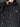 HOODED JACKET BLACK COLLAR OUTDOOR JACKET