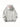 HOODED LONG SLEEVE WHITE HOODIE WITH RED LETTERING COTTON BLEND