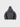 HOODED NINJA HOODIE GRAY AND BLACK WITH WHITE TRIM DOUBLE HOODED