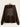 HOODED NO COLLAR COAT FOR FALL AND WINTER WITH RHINESTONE DETAILS