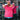 HOODED SWEATSHIRT FUZZY PINK WITH DEVIL HORNS HOODED DESIGN