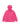 HOODED SWEATSHIRT FUZZY PINK WITH DEVIL HORNS HOODED DESIGN