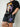 LIGHTNING BOLT BLACK SHORTS WITH PURPLE LOGO
