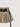 KHAKI MINI SKIRT ASYMMETRICAL HEM BELTED
