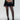 KHAKI PLEATED MINI SKIRT WITH BLACK BELTS FOR WOMEN