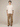KHAKI TRACK PANTS WITH BEIGE CONTRAST CRINKLE DETAIL