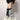 KNIT KNEE-LENGTH SOCKS SOLID COLOR LEG WARMERS