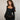 LACE TRIM TOP SOLID COLOR LONG SLEEVE SPRING SUMMER