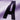 LAVENDER HOODED SWEATSHIRT WITH LOOSE FIT AND LETTER PRINT
